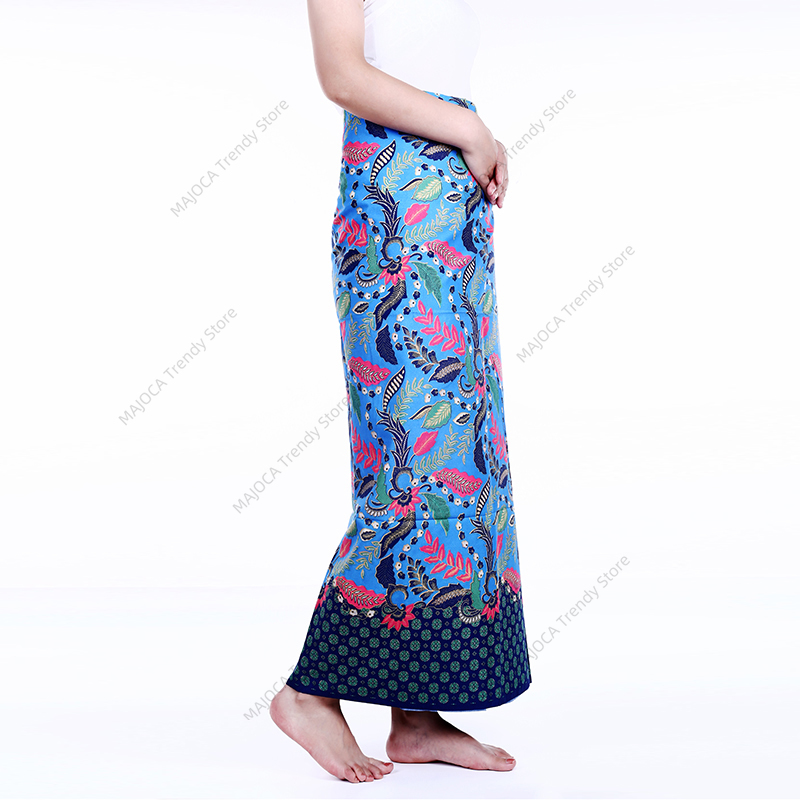 Sarong Men Wrap - 東南アジアのルンギ/ドーティ/サロン/ラップ、メンズ・レディース向け、プリントデザインのチューブスカート、伝統衣装