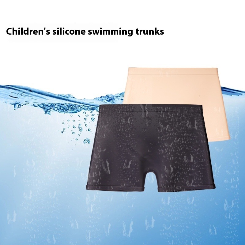 Swim Trunk Quick Dry - シリコーン水泳パンツ小型スクエアカット水泳下着高弾性速乾性プールショーツ高弾性カラフルなビーチ