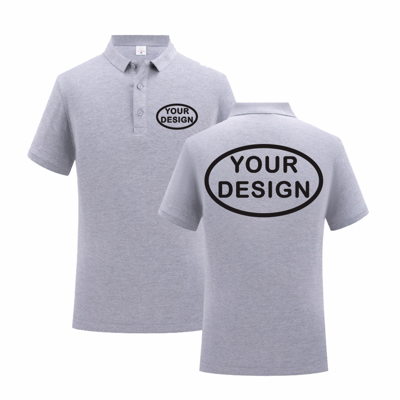 Polo Shirt Pique - 夏の純粋な綿のポロシャツのロゴカスタム印刷刺繍個人会社パーソナライズされた男性と女性のトップス