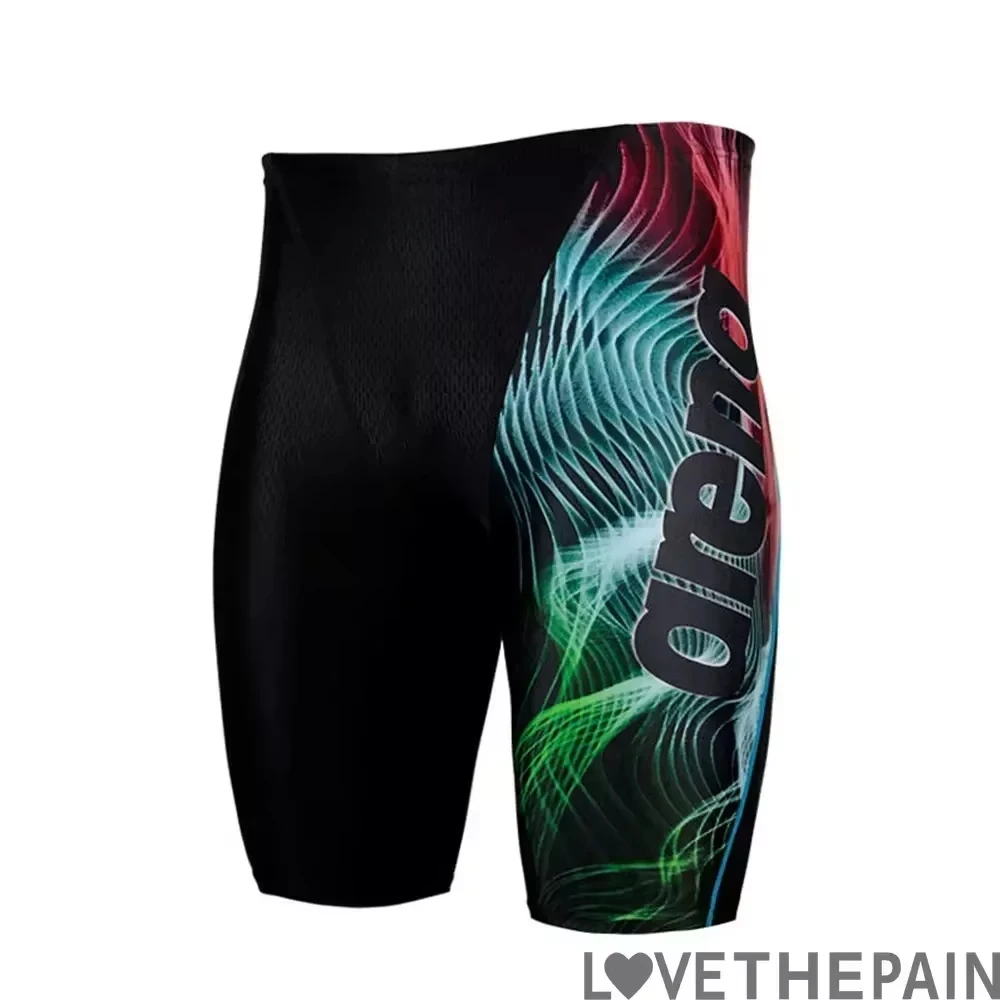 Swim Trunk Quick Dry - 新しい男性水泳ジャマー水泳パンツプロフェッショナル水泳サーフパンツ夏のビーチライクラ速乾性紫外線保護ジムタイツショーツ