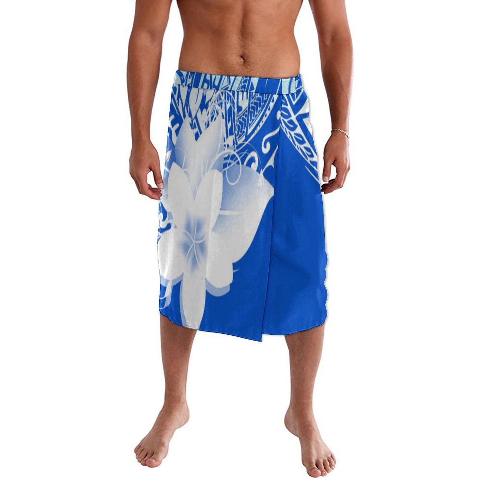 Sarong Men Wrap - ポリネシア サモア フィジー ビーチラップドレス ハワイ島嶼産 ラバラバ