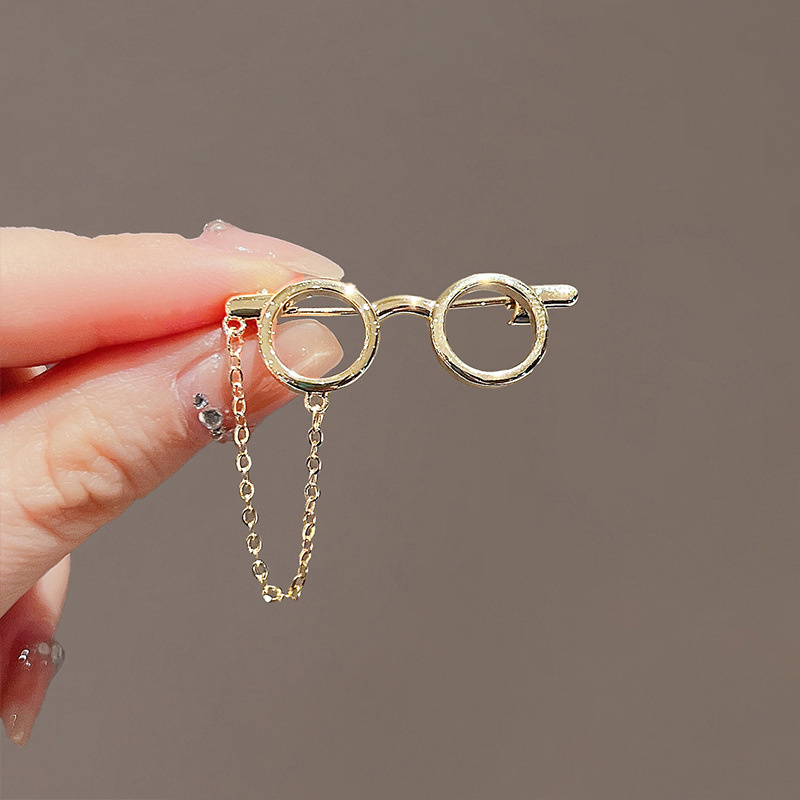Sunglass Retainer Cord - クリエイティブメガネフレームメタルブローチサングラスタッセルチェーンラペルピン宴会パーティーバックパック装飾ジュエリーギフト