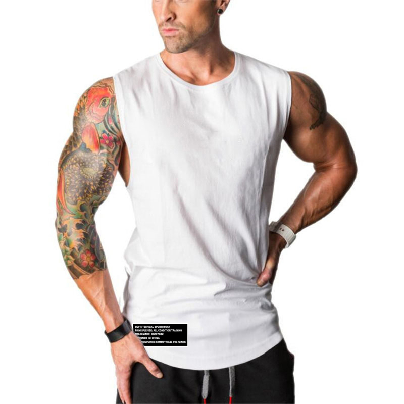 Tank Top Muscle - メンズサマーノースリーブ通気性シングレット クールジムワークアウト ランニングフィットネス ボディビルディング マッスルタンクトップ カジュアルスポーツベスト