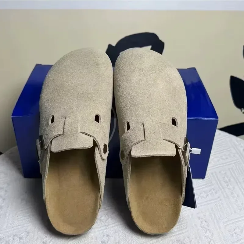 Flip Flop Leather Men - メンズカジュアルシューズレディースサンダル2026ファッションレザーサンダルカジュアル快適な滑り止めビーチシューズ春と夏用