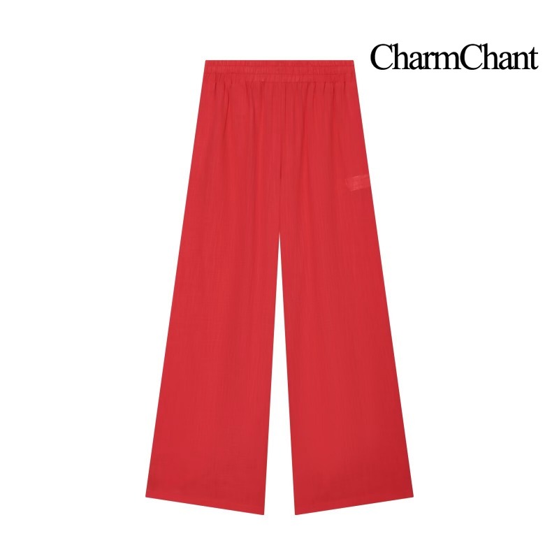 CHARMCHANT レディース 無地リネン混紡 ツーピース - Short Linen Drawstring のレビューと価格