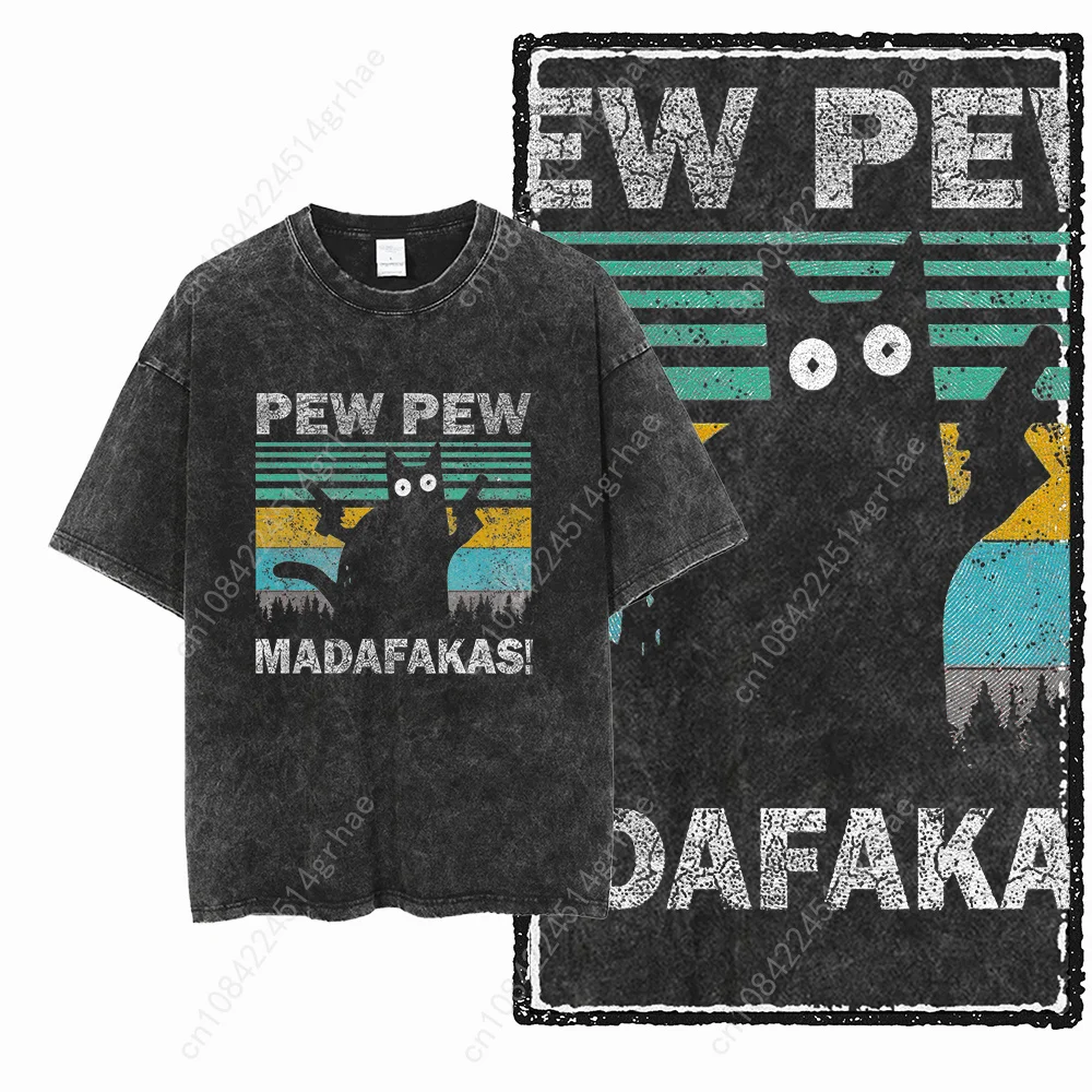 COOLMIND DB キャットプリント コットン酸洗い加工 - Tee Graphic Print のレビューと価格