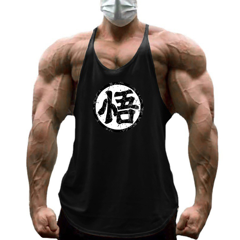 ジムフィットネスボディービルサスペンダー Tシャツメンズファ - Tank Top Muscle のレビューと価格