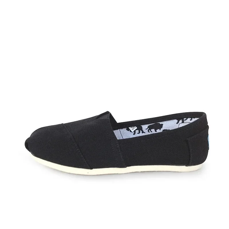男性と女性のためのクラシックなスリッポンキャンバスモカシン, - Espadrille Slip On のレビューと価格