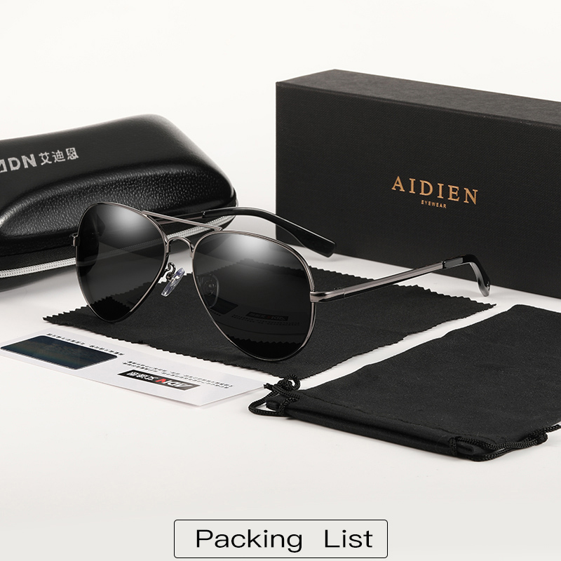 偏光パイロットサングラス男性用運転用メガネ車ブランドデザイナ - Sunglasses Aviator Polarized のレビューと価格