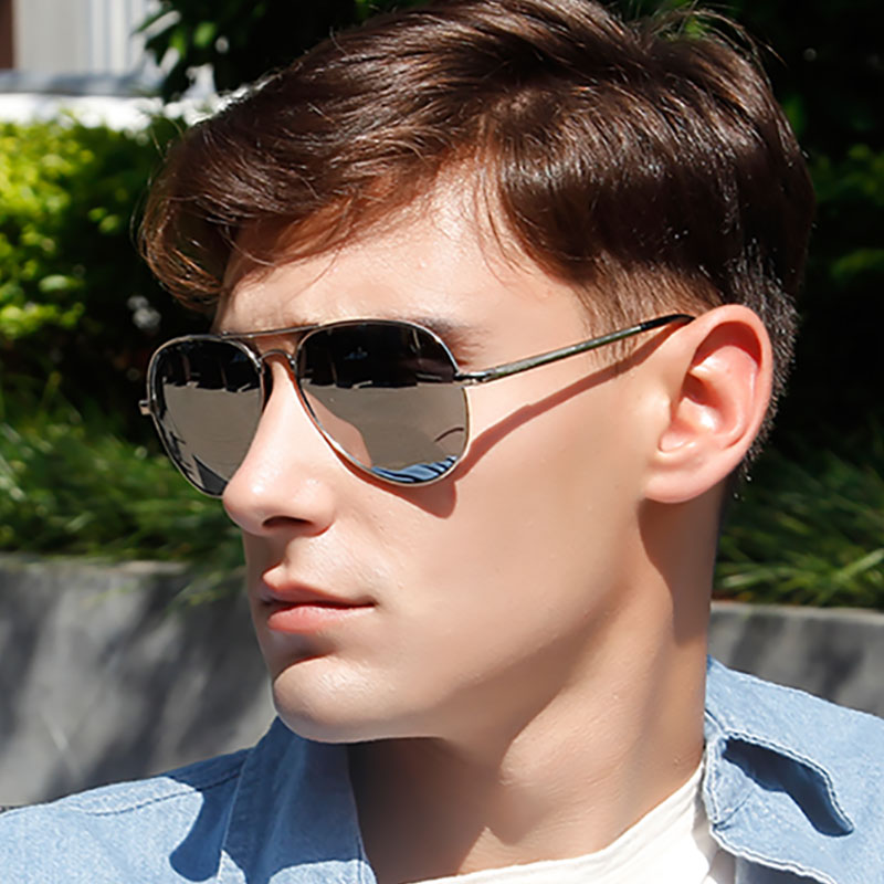 偏光パイロットサングラス男性用運転用メガネ車ブランドデザイナ - Sunglasses Aviator Polarized のレビューと価格