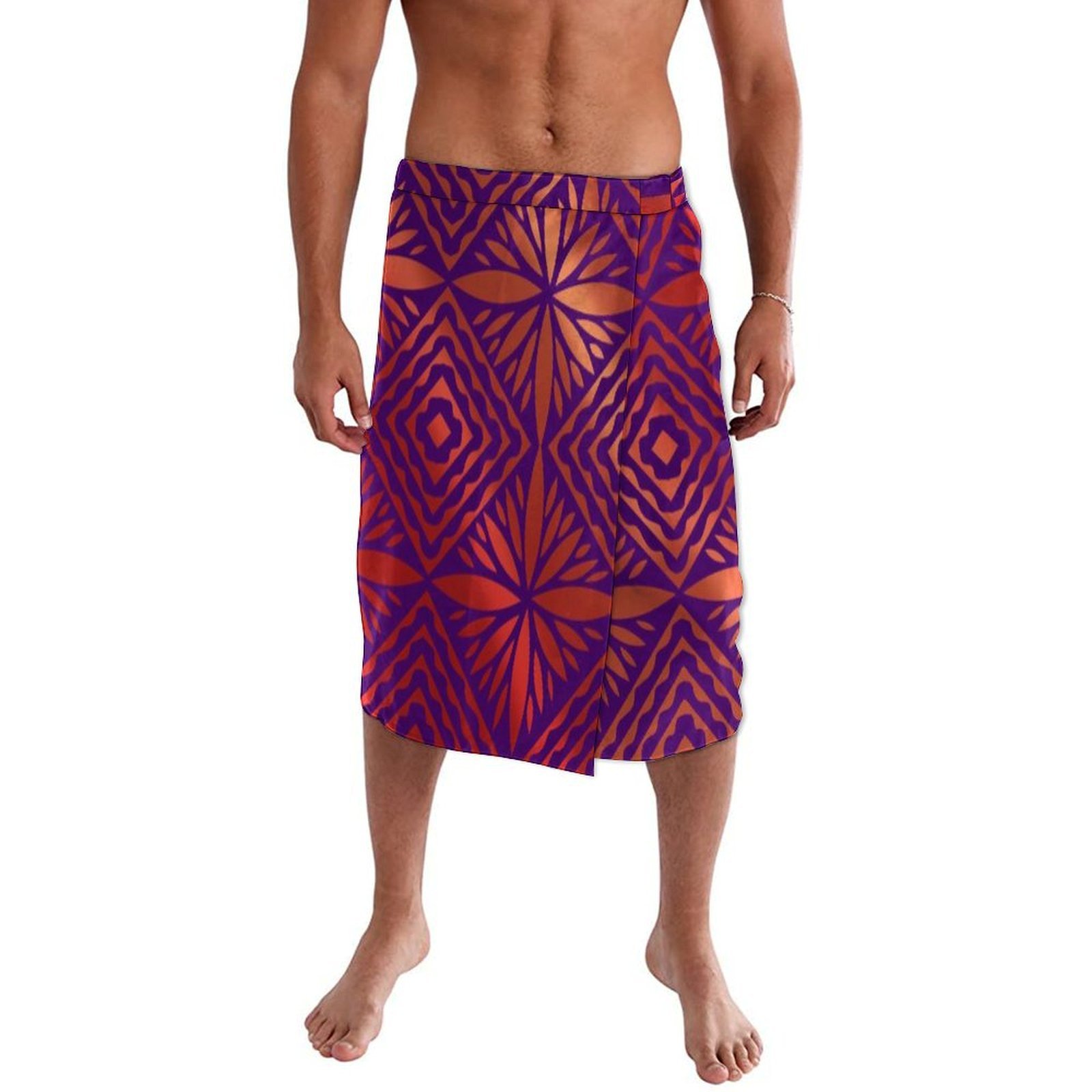 新しいポリネシア サモア フィジー ビーチ ラップ スカート - Sarong Men Wrap のレビューと価格