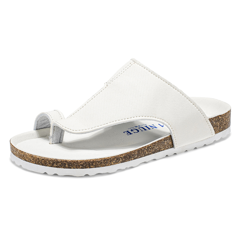 夏プラスビッグサイズ 48 49 コルクスリッパ男性女性下駄 - Flip Flop Leather Men のレビューと価格