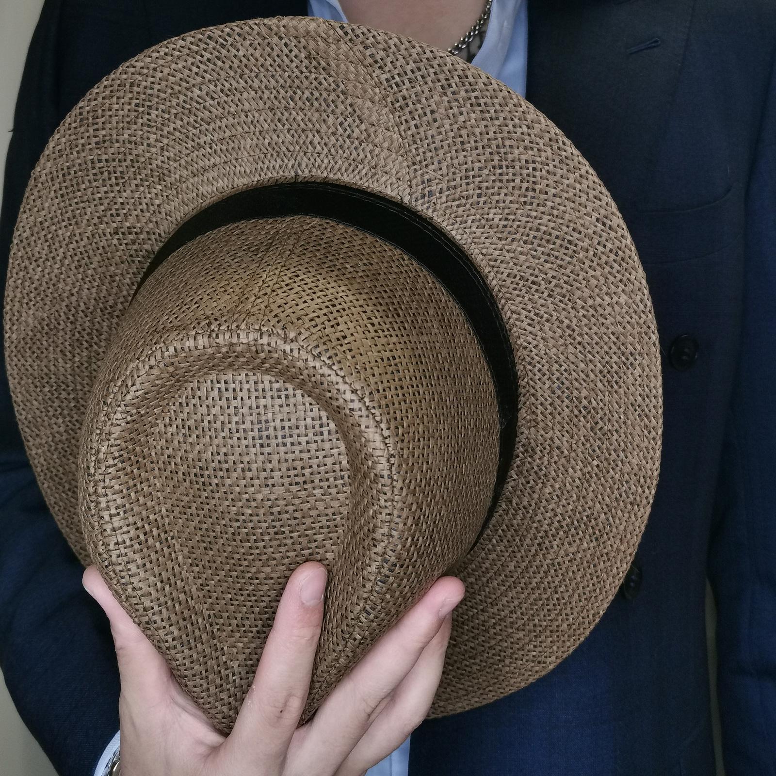 男性夏パナマ麦わら帽子ナチュラルファッショントレンディビーチ - Bucket Hat Straw のレビューと価格