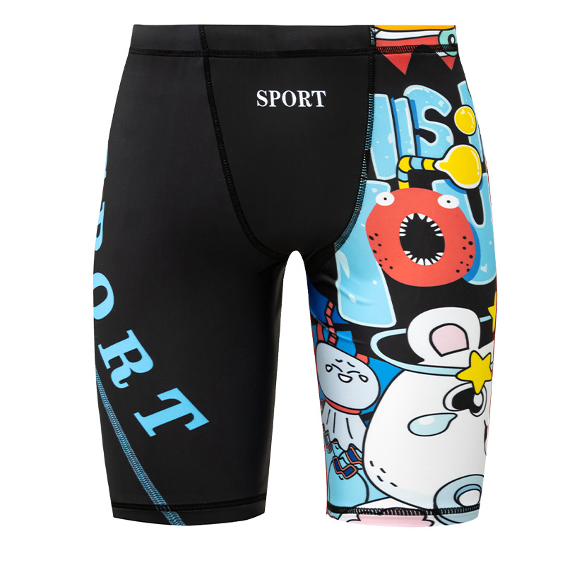 男性水泳パンツ 2026 新しい漫画高ストレッチティーン速乾 - Swim Trunk Quick Dry のレビューと価格