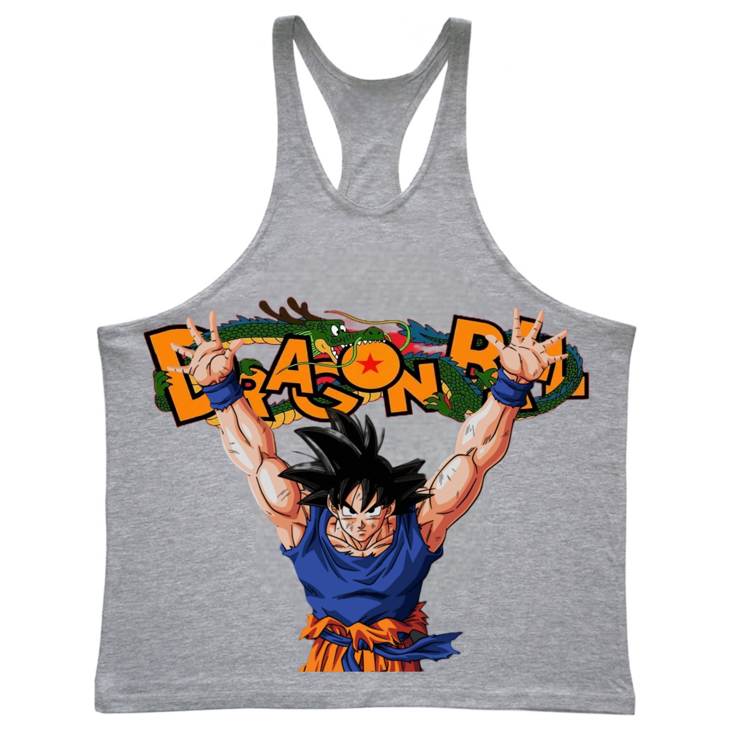 メンズ夏タンクトップ綿ベスト日本のドラゴンボールアニメグラフ - Tank Top Muscle のレビューと価格