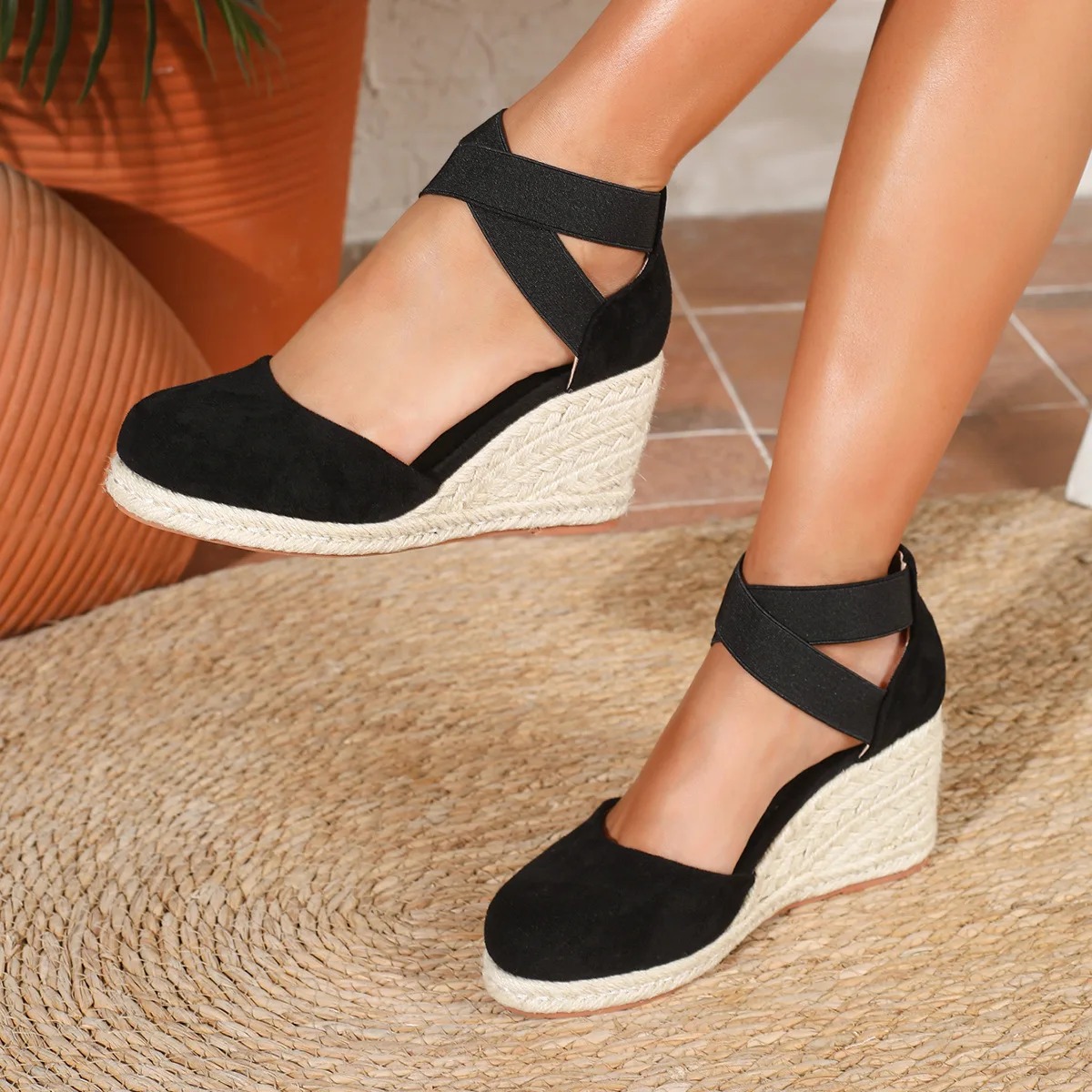 カバートゥ レディース エスパドリーユ ウェッジ サンダル  - Espadrille Slip On のレビューと価格