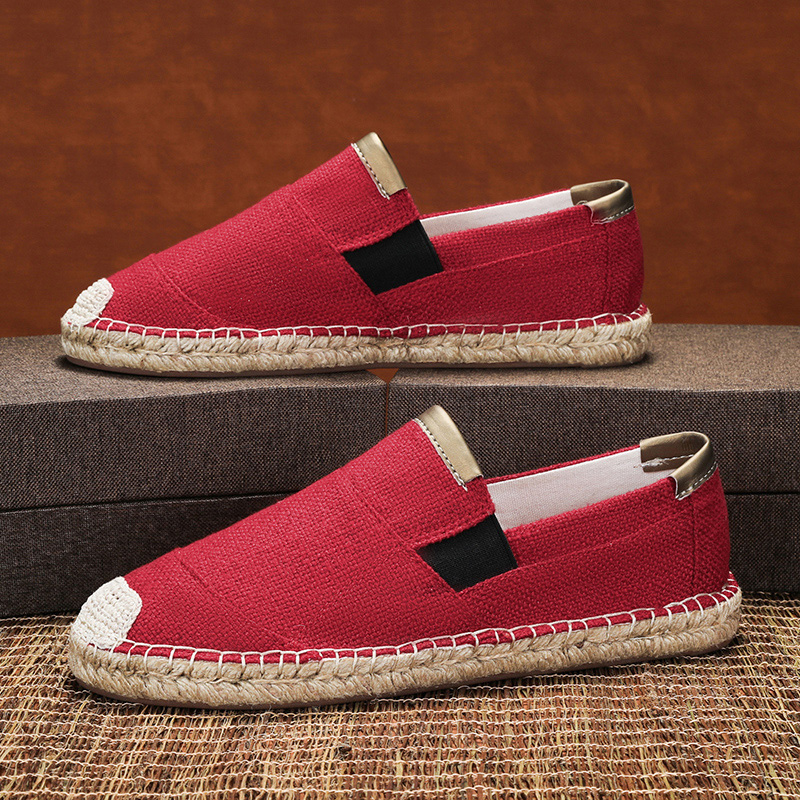 キャンバススニーカー新作2026カジュアル織り靴トレンド格安 - Espadrille Slip On のレビューと価格