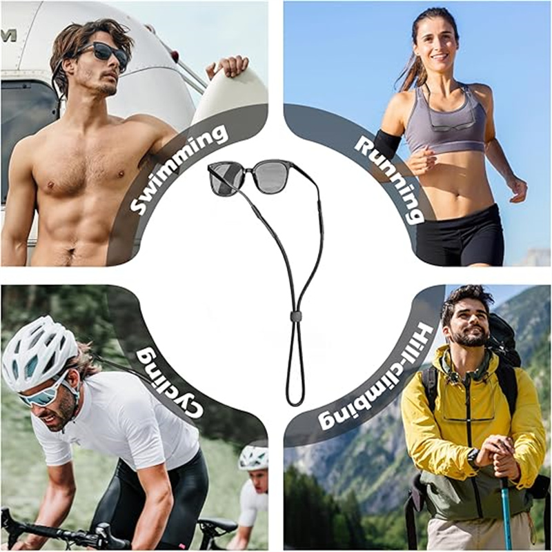 1/5 個スポーツ眼鏡ストラップサングラスホルダー男性女性眼 - Sunglass Retainer Cord のレビューと価格