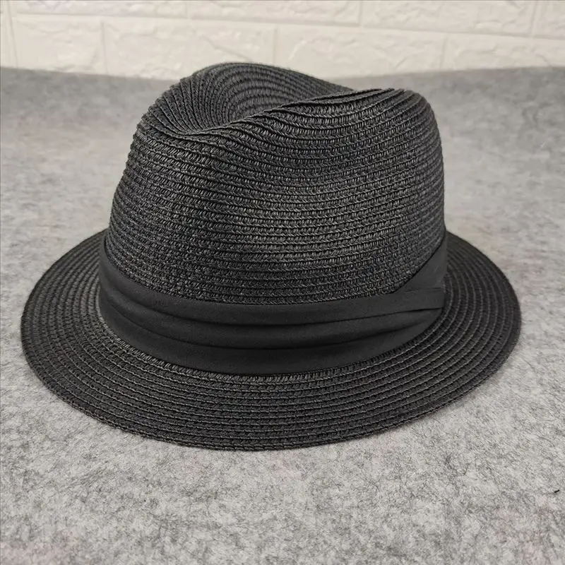 新しいビッグサイズ狭いつば 4 センチメートル太陽の帽子夏カ - Bucket Hat Straw のレビューと価格