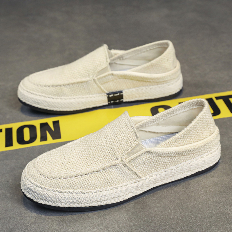 軽量メンズエスパドリーユスリッポンスニーカー、快適なコットン - Espadrille Slip On のレビューと価格