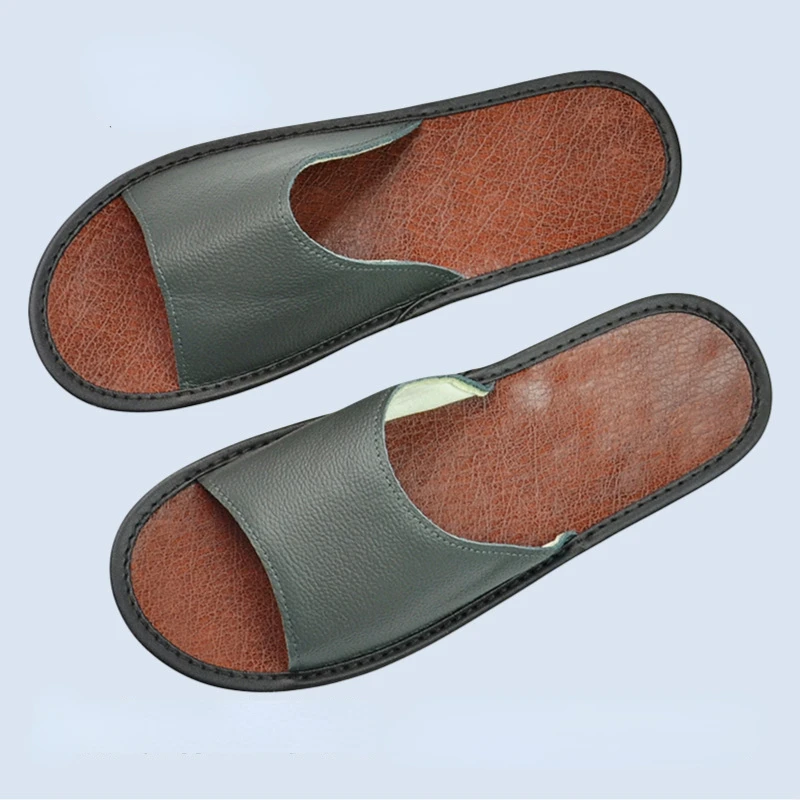 XIHAHA 夏のファッション牛革本革スリッパ男性ソフト底ホ - Flip Flop Leather Men のレビューと価格