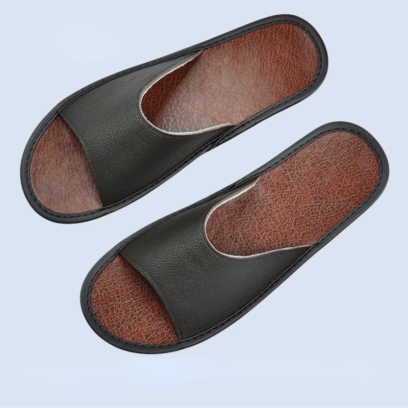 XIHAHA 夏のファッション牛革本革スリッパ男性ソフト底ホ - Flip Flop Leather Men のレビューと価格