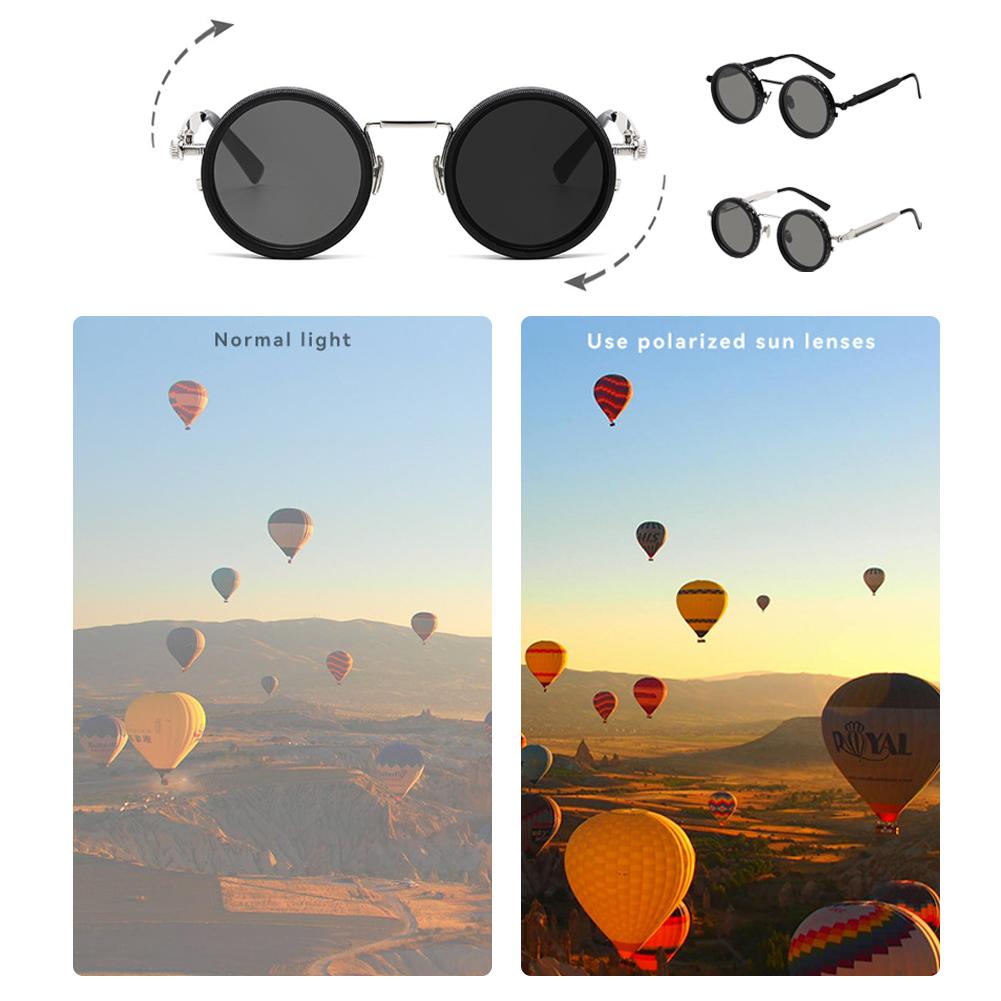 調整可能なND偏光サングラス - スマートフォトクロミックレ - Sunglasses Aviator Polarized のレビューと価格