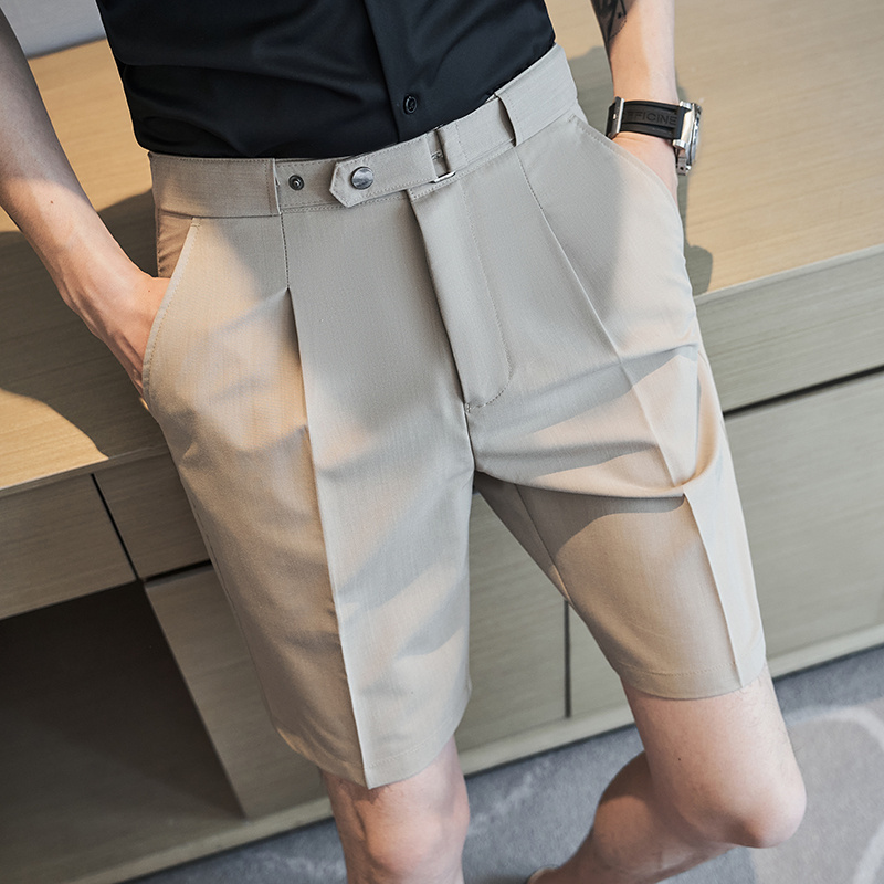 メンズ スリムフィット チノショーツ 夏 ビジネスカジュアル - Shorts Chino Slim のレビューと価格