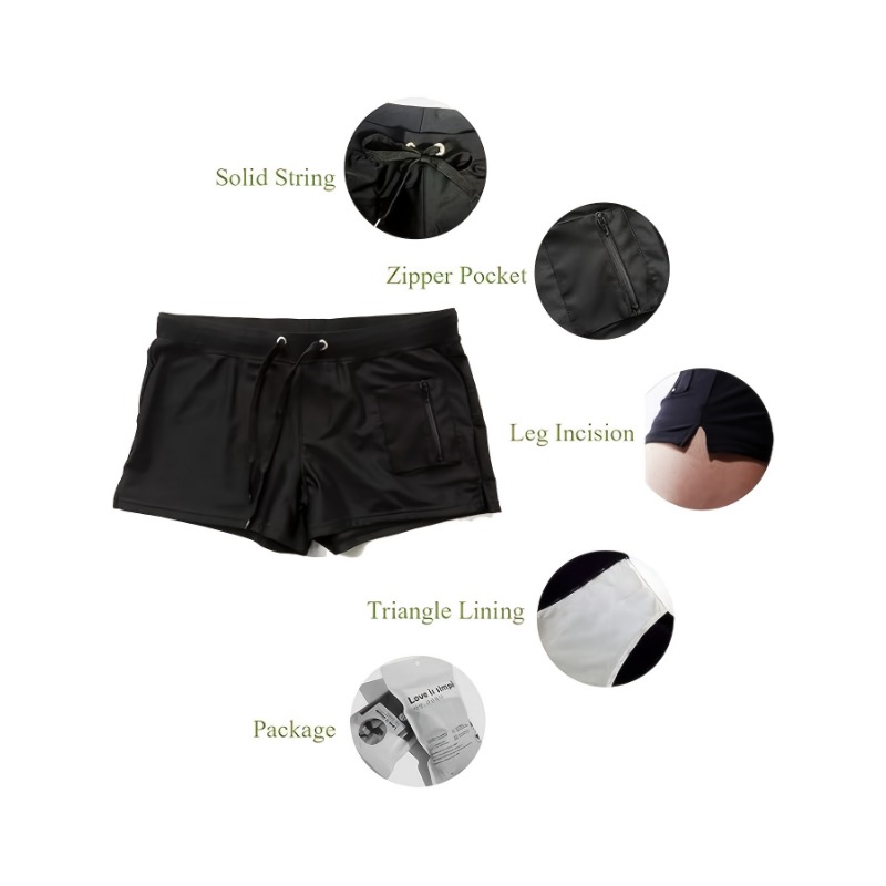 伸縮性のあるナイロンとエラスタンのメンズ速乾性スイムトランク - Swim Trunk Quick Dry のレビューと価格