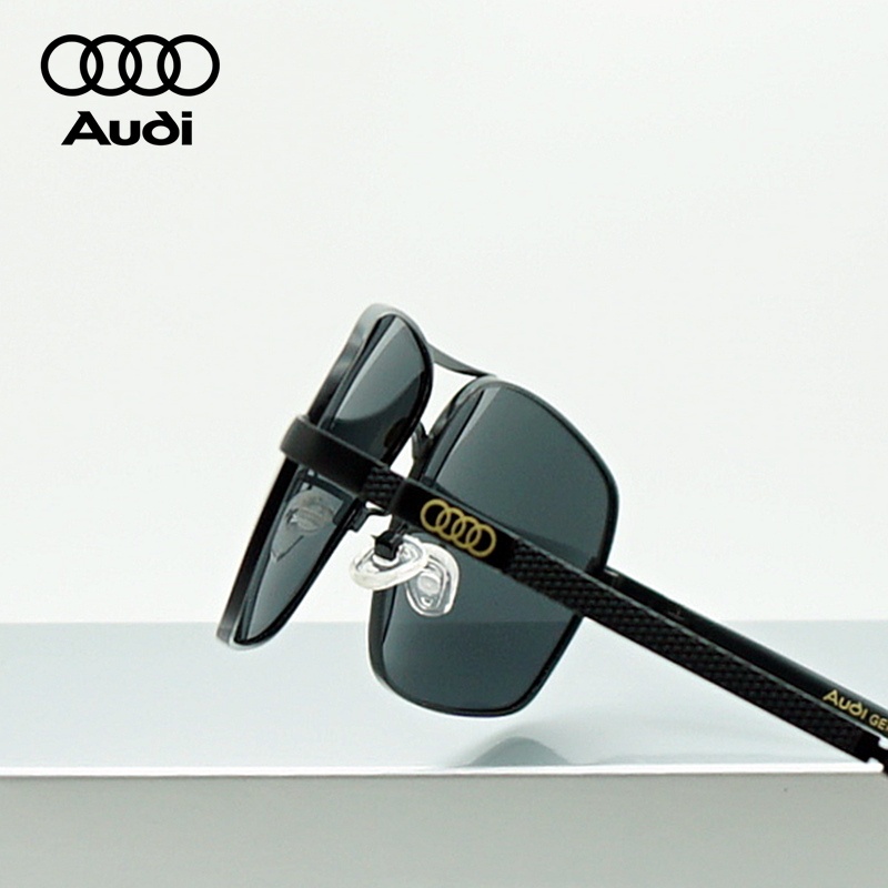 ラグジュアリー AUDI サングラス 偏光 スクエア アビエ - Sunglasses Aviator Polarized のレビューと価格