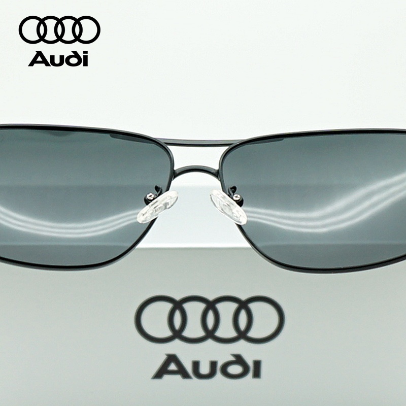 ラグジュアリー AUDI サングラス 偏光 スクエア アビエ - Sunglasses Aviator Polarized のレビューと価格