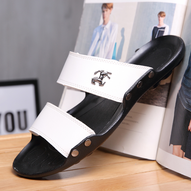 HKDQ ホットセール デザイナースリッパ メンズ スライド - Flip Flop Leather Men のレビューと価格