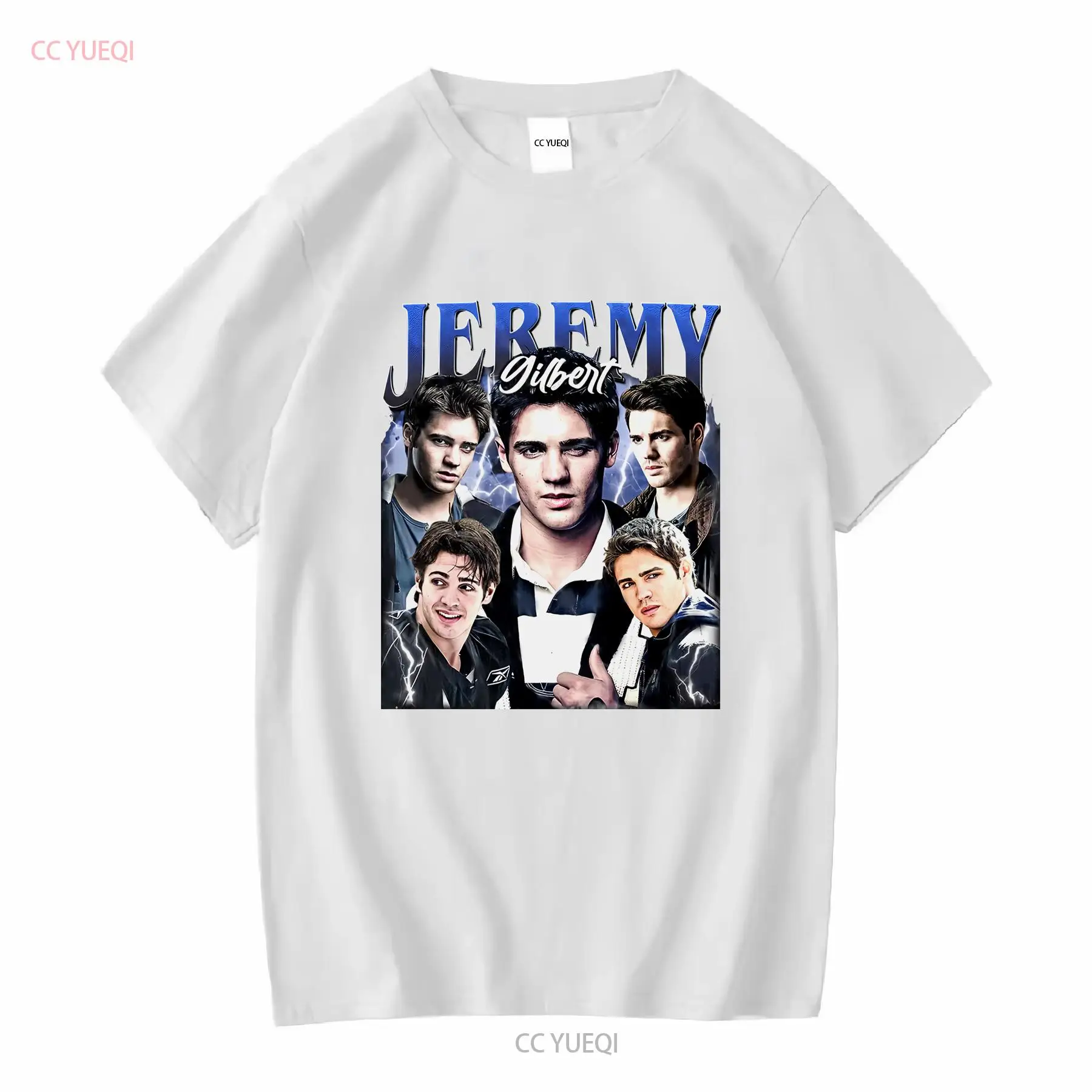限定ジェレミー ギルバート ヴィンテージ T シャツ女性と男 - Tee Graphic Print のレビューと価格