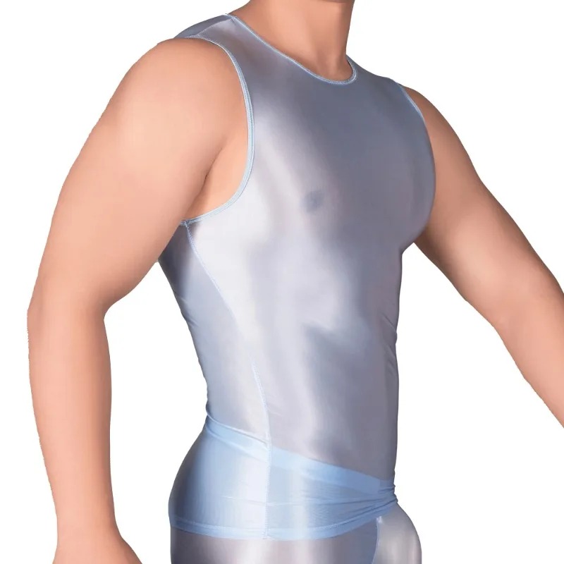 ソリッドカラー メンズ スリム スムース ノースリーブ Tシ - Tank Top Muscle のレビューと価格