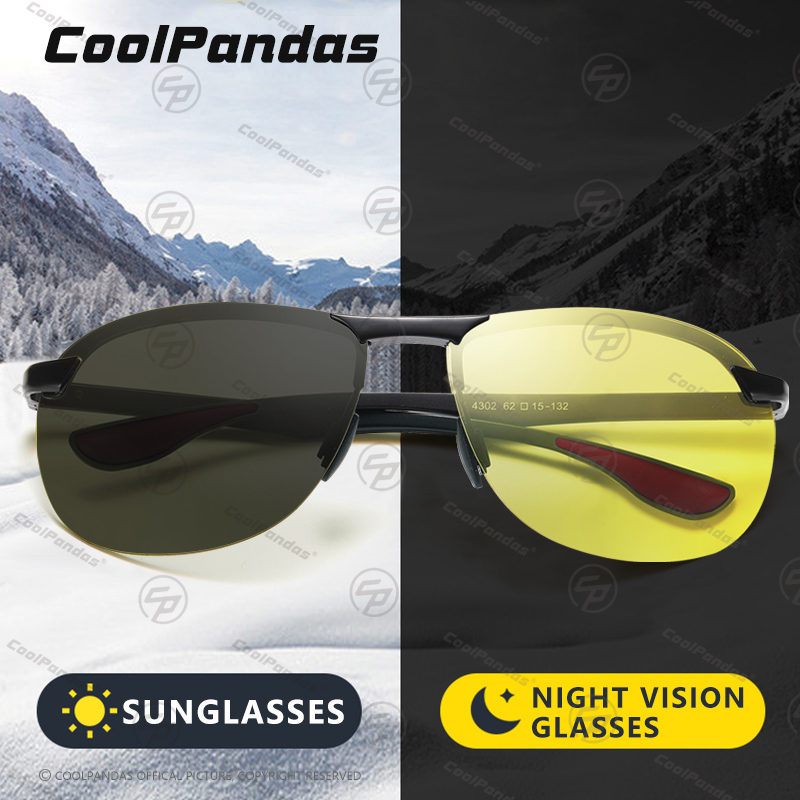 新しいトレンドインテリジェント航空サングラス男性フォトクロミ - Sunglasses Aviator Polarized のレビューと価格