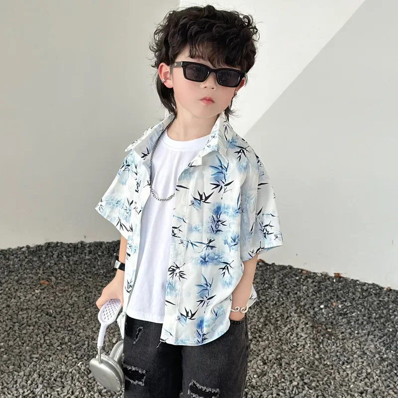家族の休暇の服,家族のスタイル,ママ,娘,ビーチドレス,パパ - Resort Shirt Floral のレビューと価格