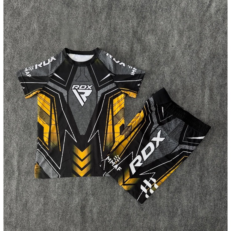 新しいファイティングナイト RDX MMA 八角形ケージボク - Shirt Camp Collar のレビューと価格