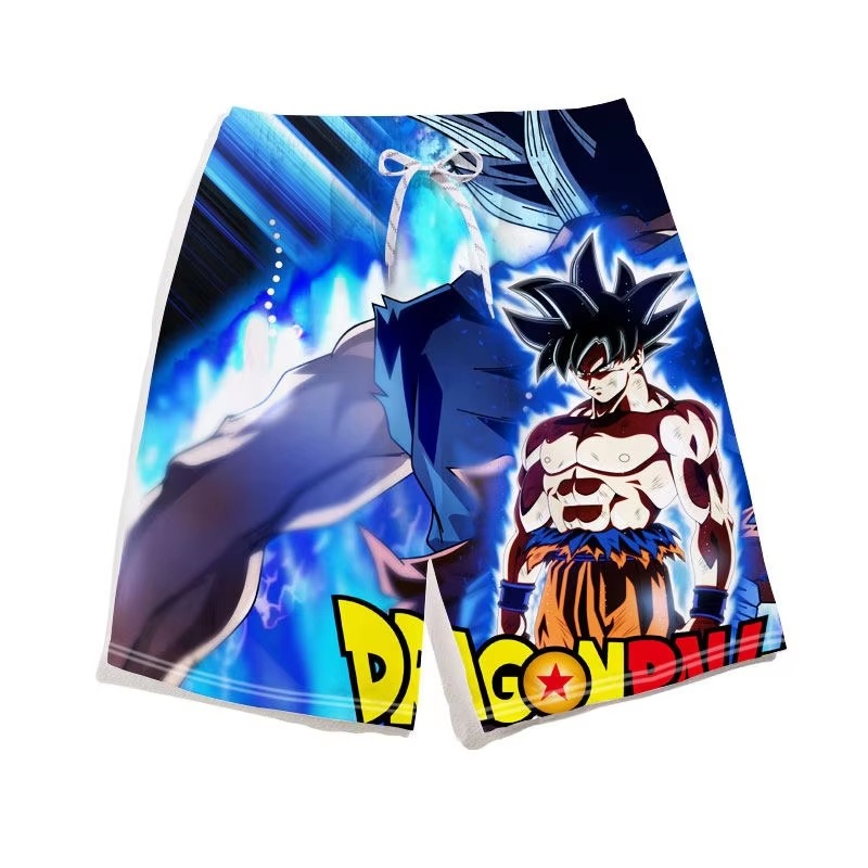 2026年トレンドドラゴンボールプリント子供用ショートパンツ - Swim Trunk Quick Dry のレビューと価格