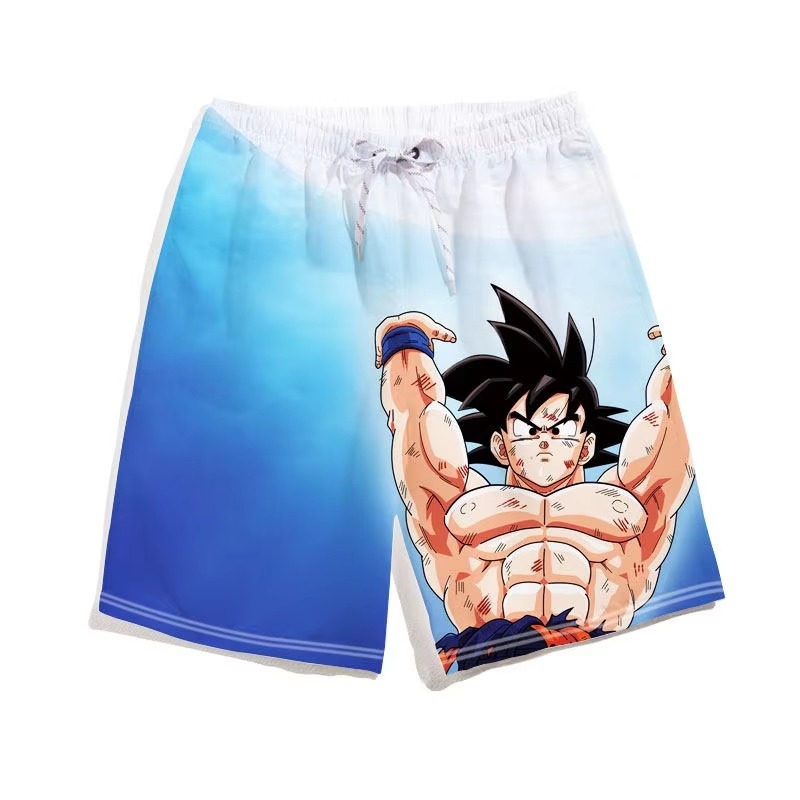 2026年トレンドドラゴンボールプリント子供用ショートパンツ - Swim Trunk Quick Dry のレビューと価格