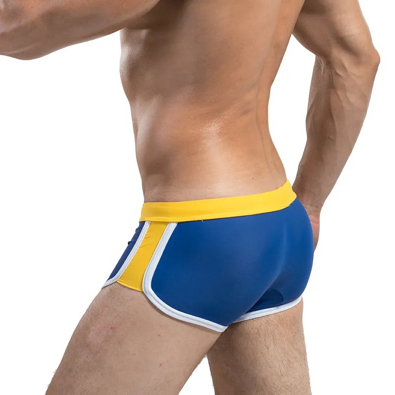 メンズ水泳パンツ ドローストリング付き フラットアングルスイ - Swim Trunk Quick Dry のレビューと価格