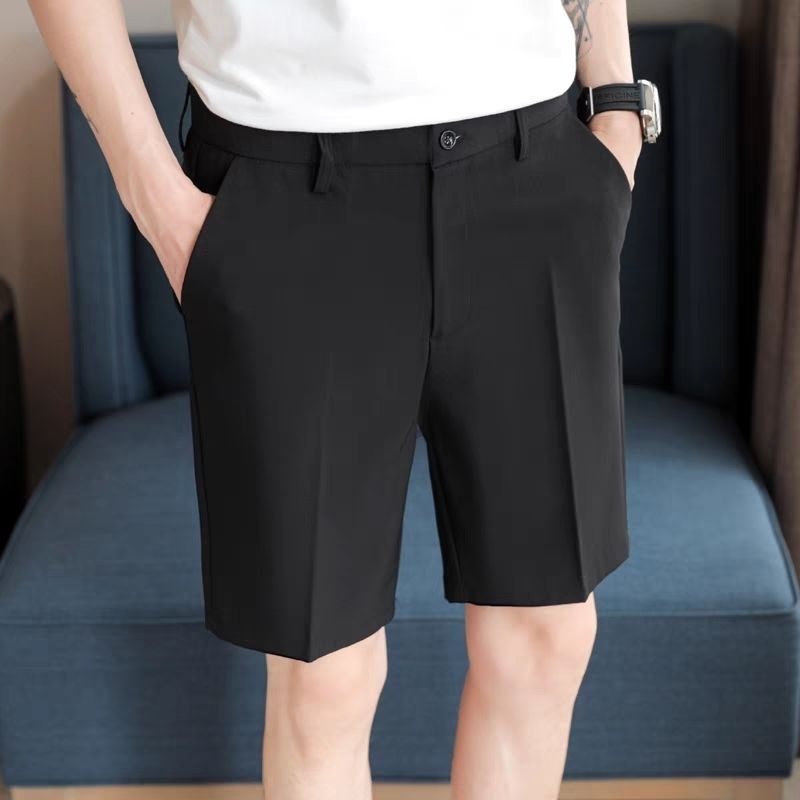 メンズスリムフィットスーツショーツ 夏用 軽量ストレートレッ - Shorts Chino Slim のレビューと価格
