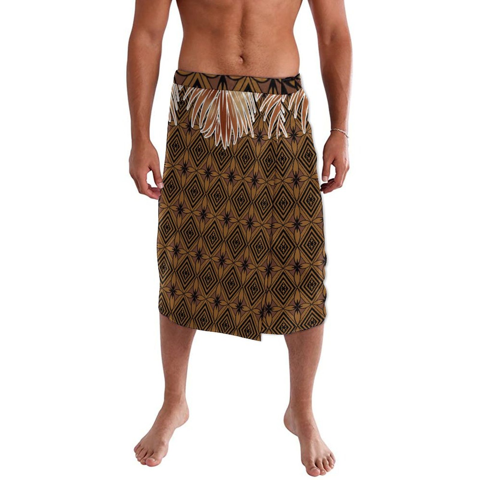 男性の伝統的な部族のポリネシアのラップドレス,カジュアルなス - Sarong Men Wrap のレビューと価格