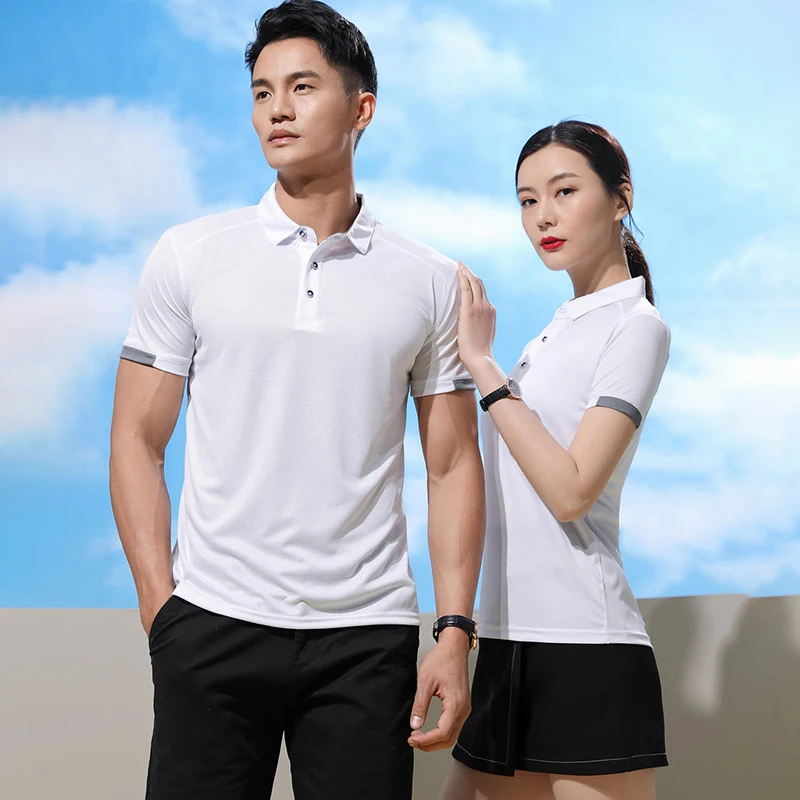 男性と女性のための速乾性ゴルフシャツ,無料の氷冷却プリント, - Shirt Camp Collar のレビューと価格