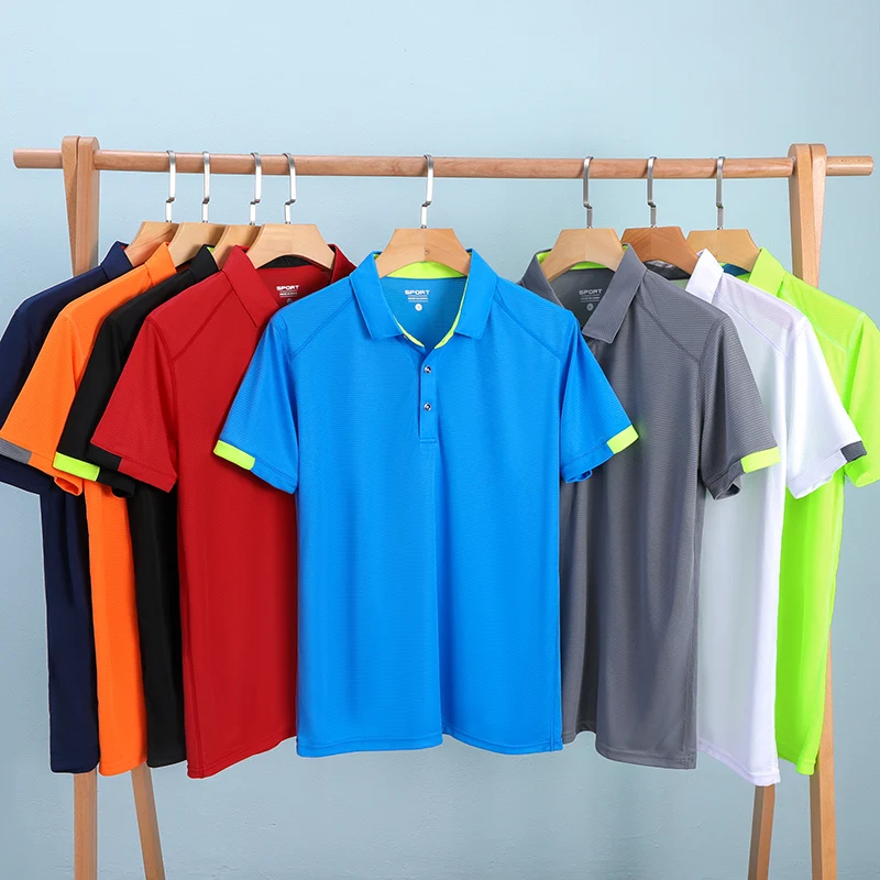 男性と女性のための速乾性ゴルフシャツ,無料の氷冷却プリント, - Shirt Camp Collar のレビューと価格