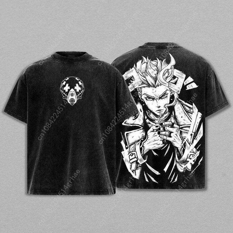 Gachiakuta ヴィンテージアニメウォッシュシャツアニ - Tee Graphic Print のレビューと価格