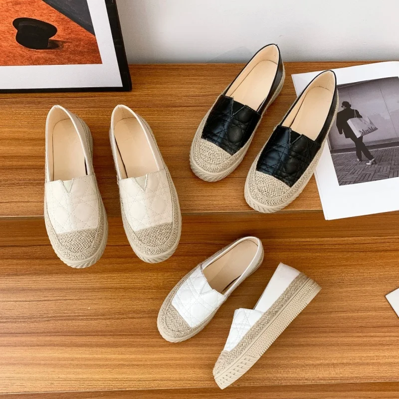 2025 新しい女性の靴エスパドリーユ白女性の靴ローファーラ - Espadrille Slip On のレビューと価格