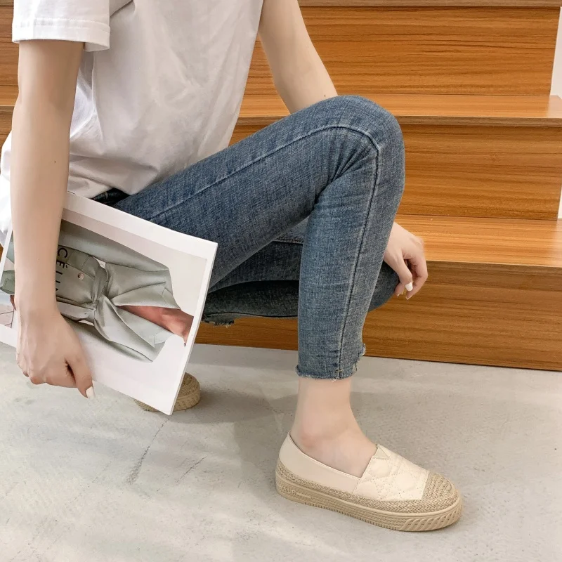 2025 新しい女性の靴エスパドリーユ白女性の靴ローファーラ - Espadrille Slip On のレビューと価格