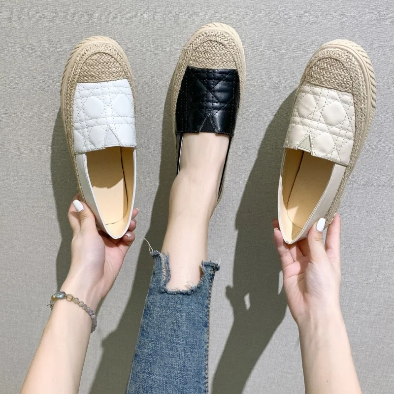 2025 新しい女性の靴エスパドリーユ白女性の靴ローファーラ - Espadrille Slip On のレビューと価格