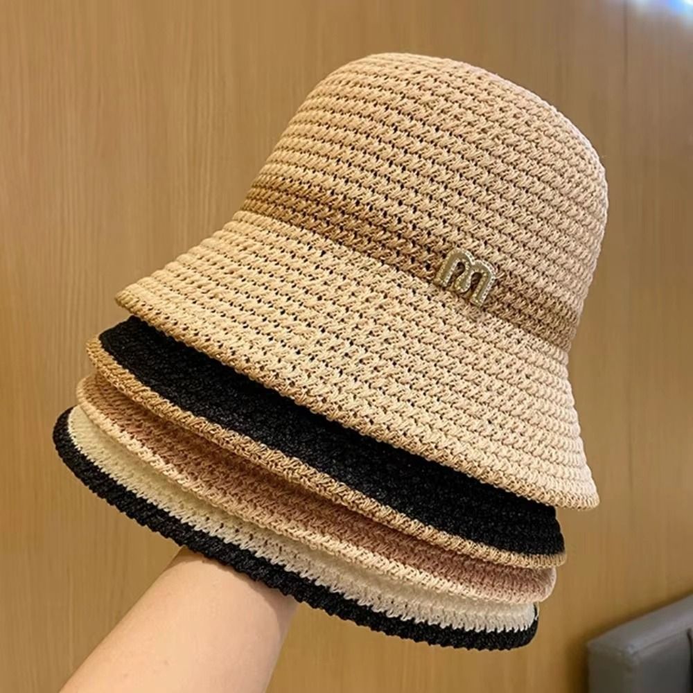 エレガントな弓漁師帽子折りたたみつば広女性太陽の帽子サンシェ - Bucket Hat Straw のレビューと価格