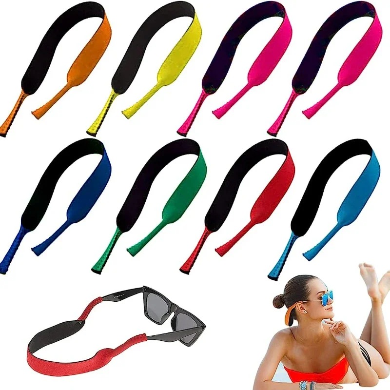 ダイビングゴーグル用ランヤード カラフルなフローティンググラ - Sunglass Retainer Cord のレビューと価格